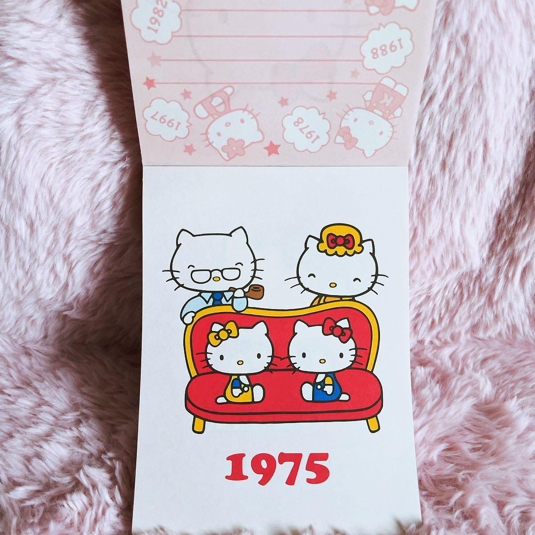 希少レア　ハローキティ　ヒストリカルメモ　2009年製 平成レトロ　サンリオ