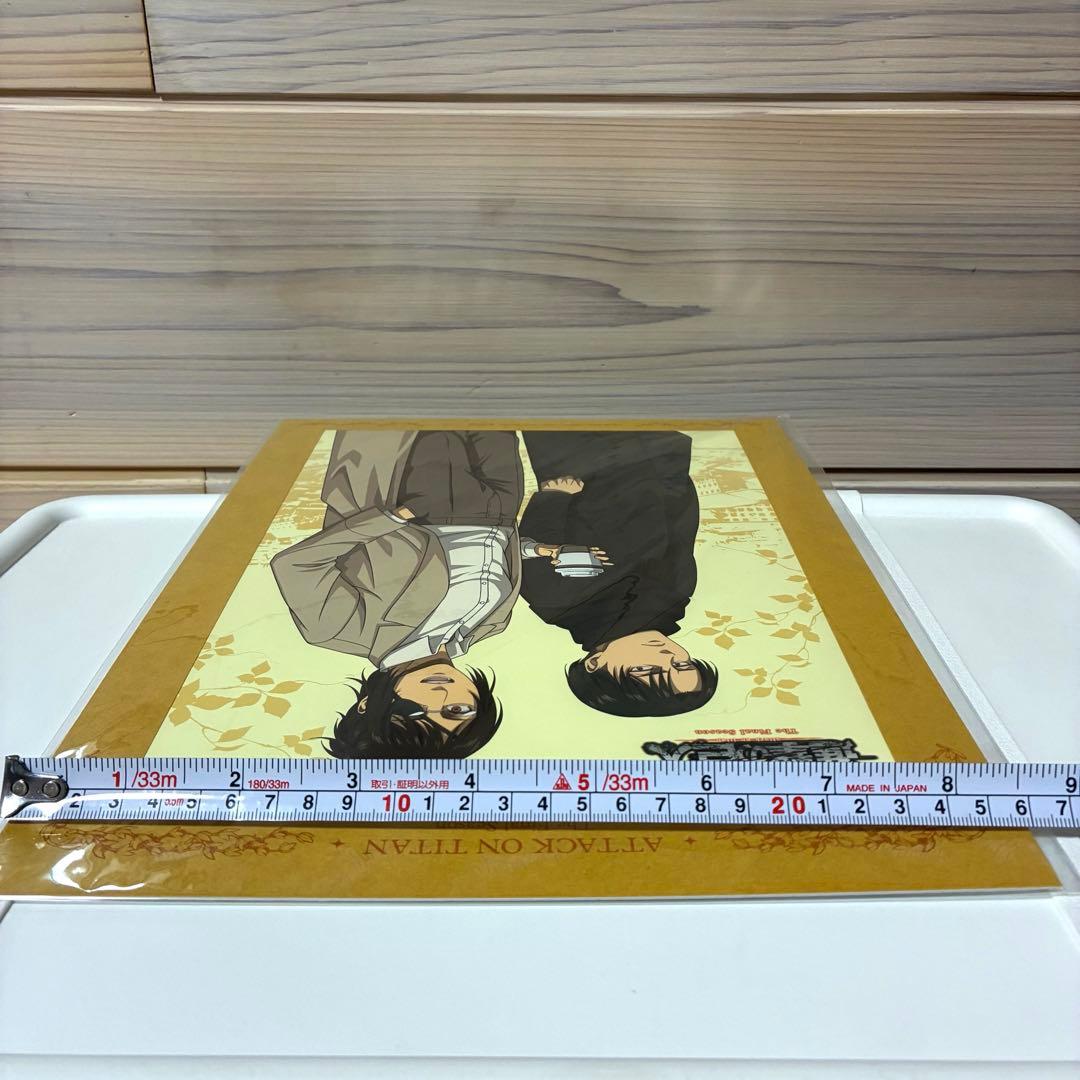 未使用品★進撃の巨人★リヴァイ★ハンジ★アートボード★アニメイト特典