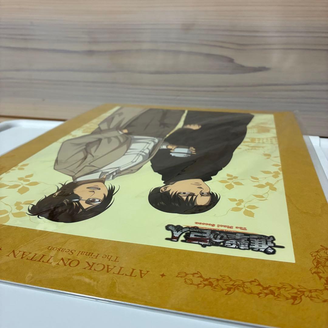 未使用品★進撃の巨人★リヴァイ★ハンジ★アートボード★アニメイト特典