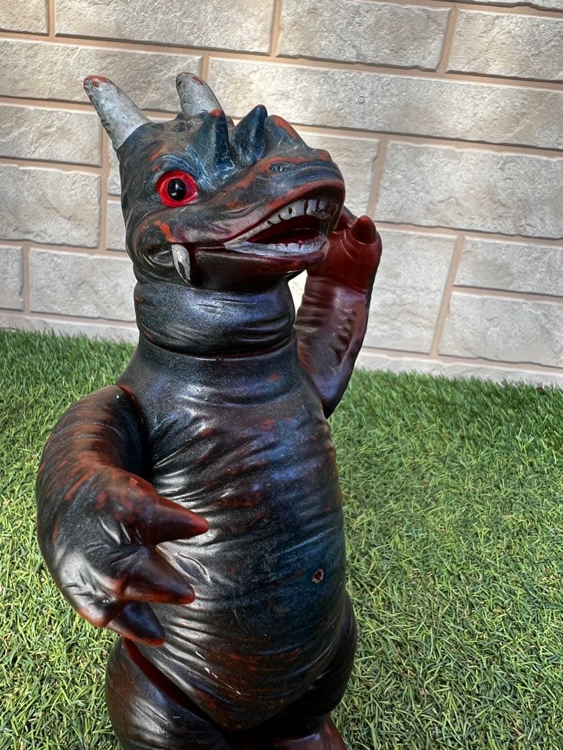 希少ビンテージ円谷プロ　マルサン　ウルトラQ地底怪獣パゴス約22.5cm