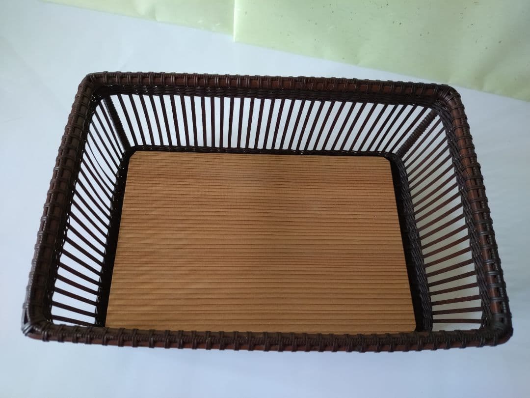 3 竹組透し篭 茶道具 篭 籠　 安藤竹良斎　共箱