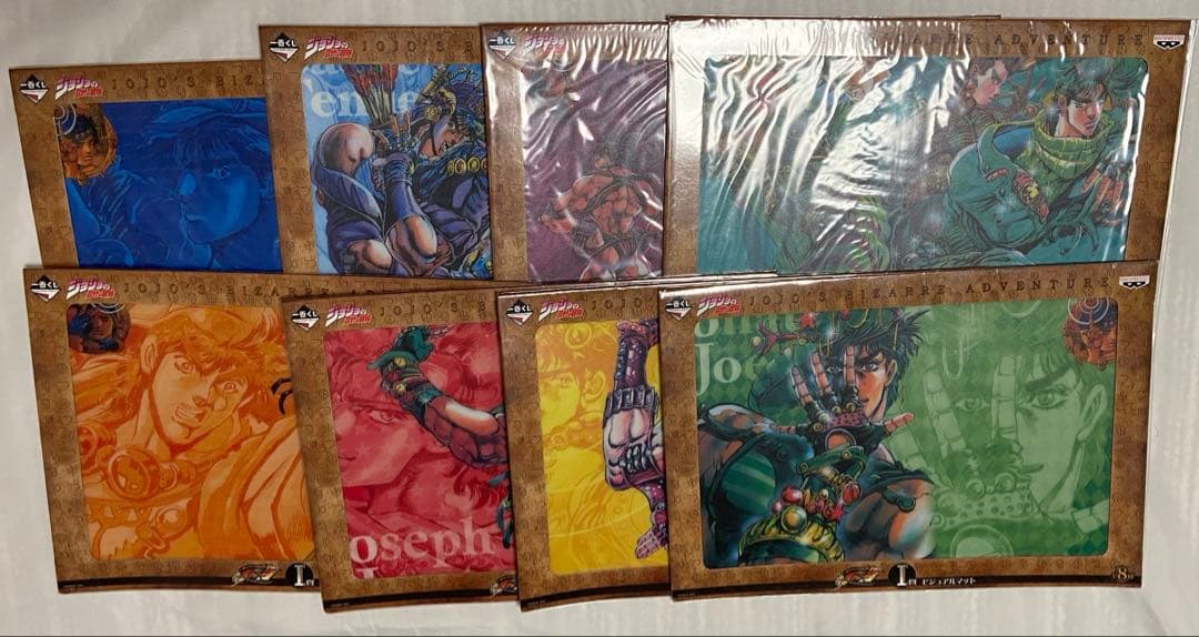 ジョジョの奇妙な冒険　一番くじ　ビジュアルマット38枚