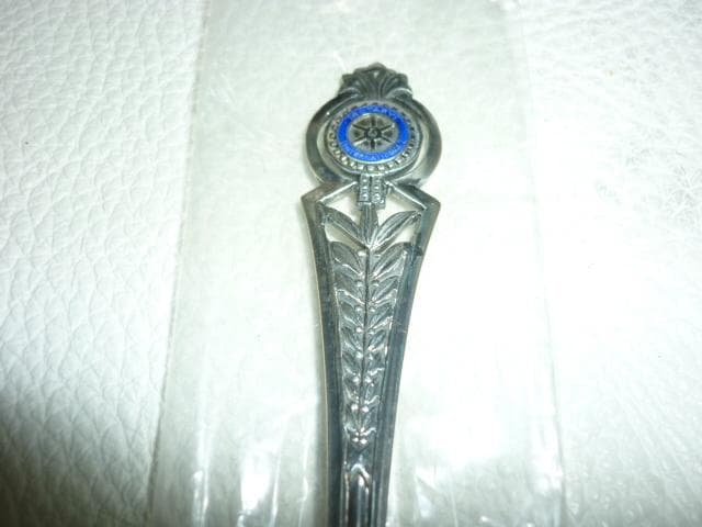 未使用 1960年代◆ロータリークラブ 銀製 スプーン 3本セット重さ50.6ｇ