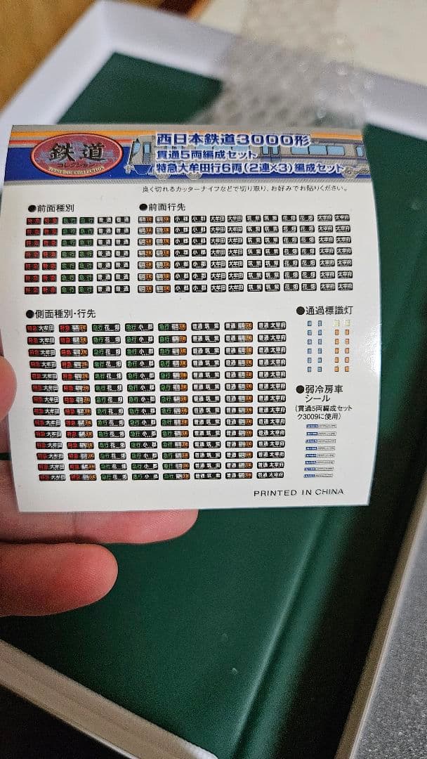 鉄道コレクション 西日本鉄道3000系 先頭6両セット 加工品