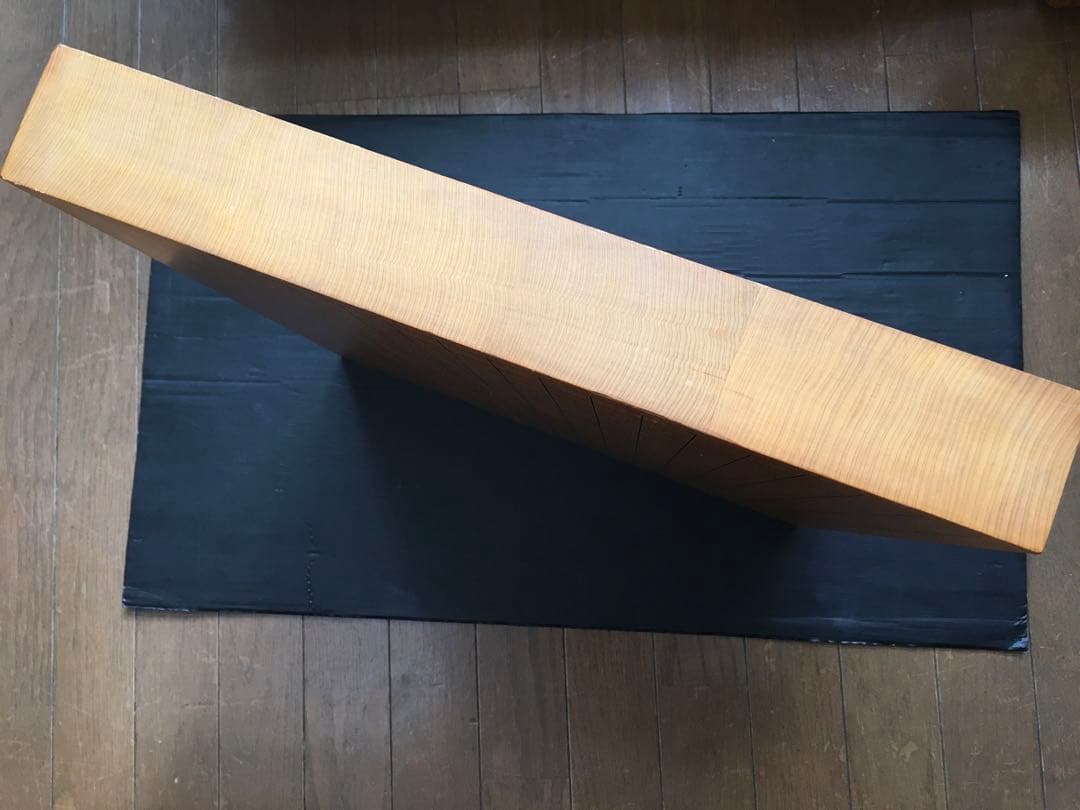 卓上碁盤　碁盤　本榧 天地柾目　厚さ約6cm 縦46cm 横約42cm