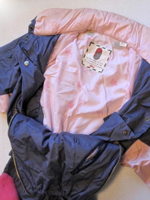 '80s ヴィンテージ フェニックス lafont スキーウェア 黒/ピンク