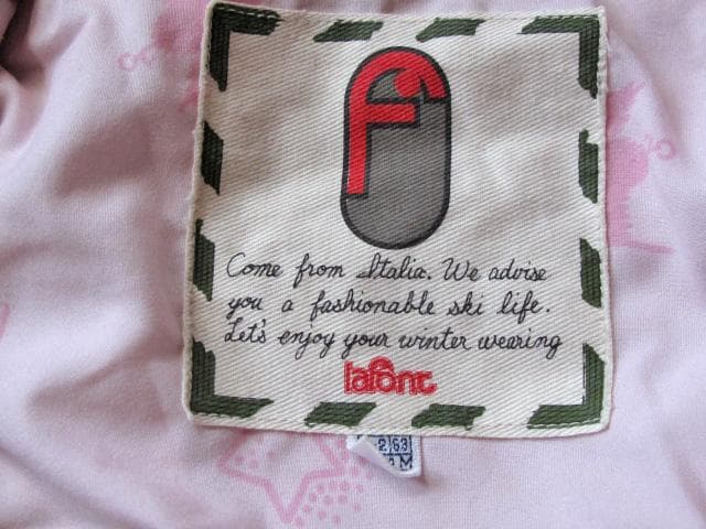 '80s ヴィンテージ フェニックス lafont スキーウェア 黒/ピンク