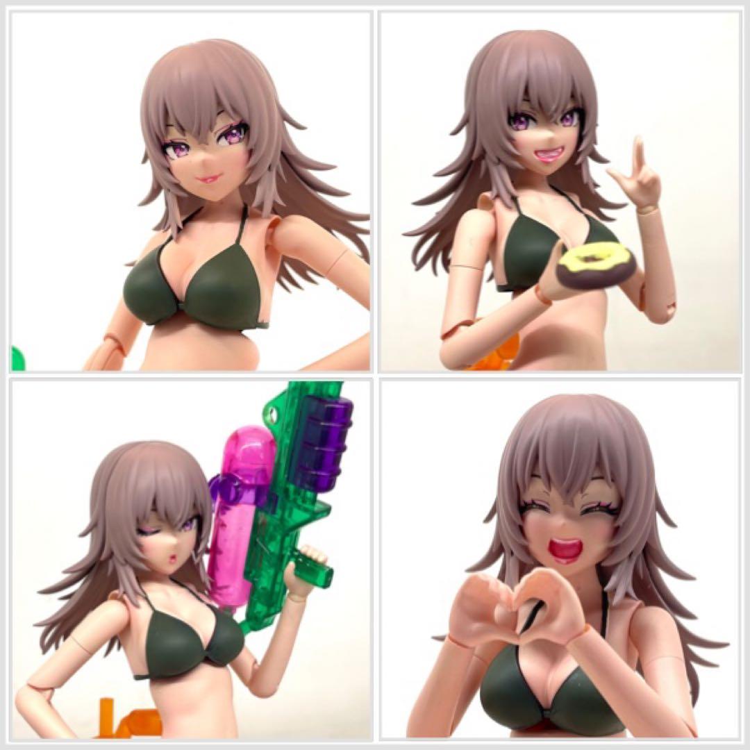 創彩少女庭園一条 星羅【水着】ヘアアレンジVer. ウルフさんカラー　完成品