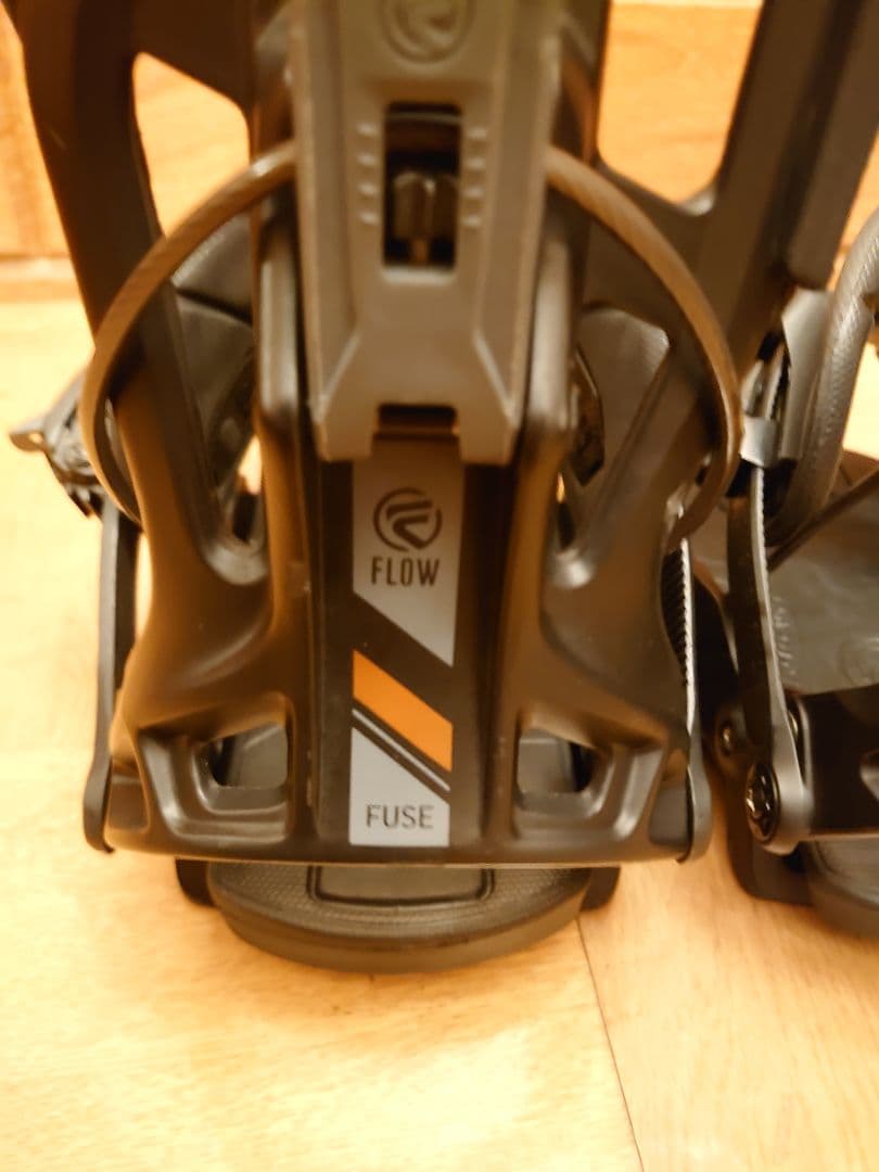 FLOW FUSE ブラック スノーボードビンディングLサイズ