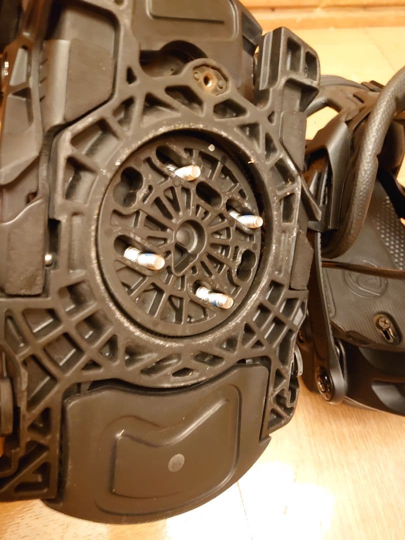 FLOW FUSE ブラック スノーボードビンディングLサイズ