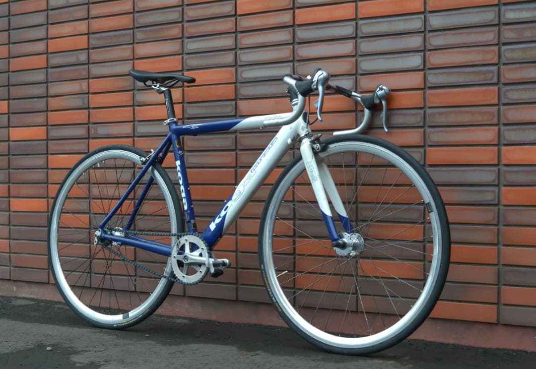 kogaMIYATA GranRacer にピストホイール組上シングルギアロード