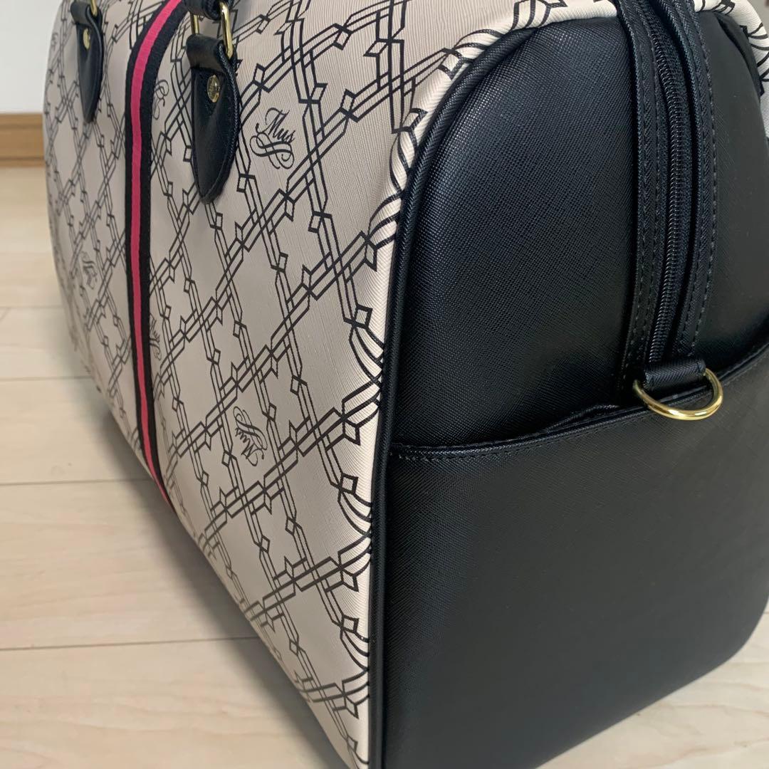 【良品】 MUスポーツ モノグラムプリント ボストンバッグ 703H6202