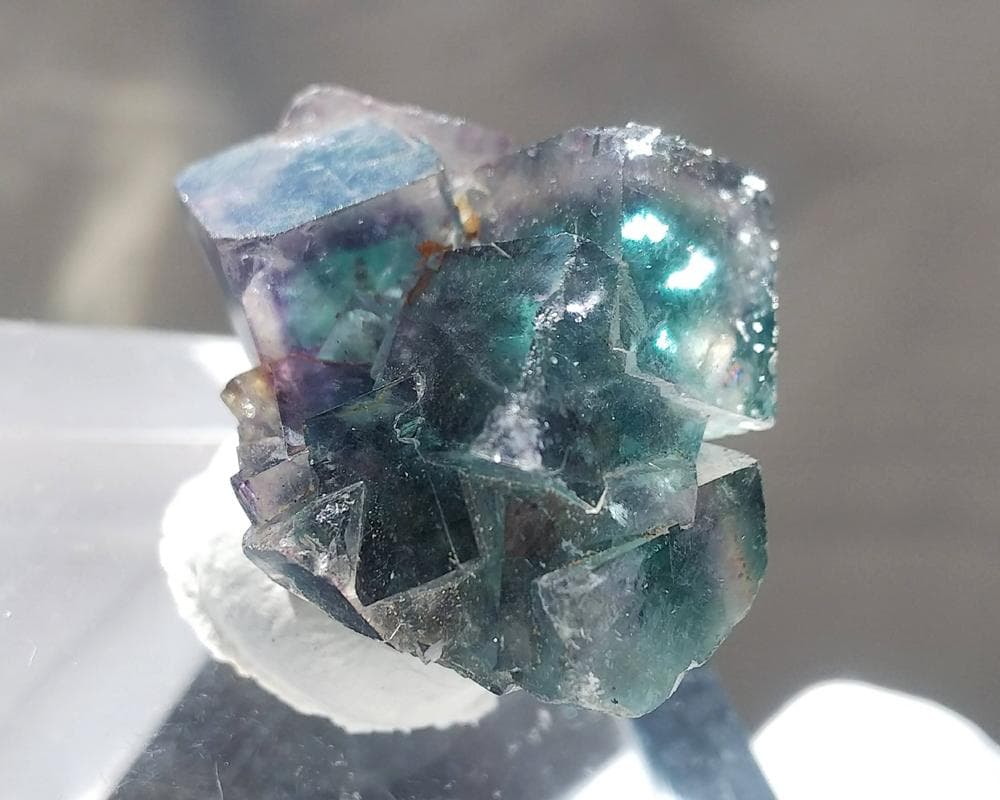 331 オコルス鉱山 フローライト クリア×ブルーグリーン 蛍石