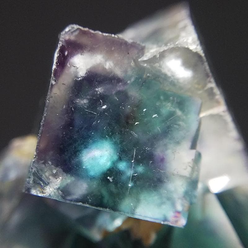 331 オコルス鉱山 フローライト クリア×ブルーグリーン 蛍石