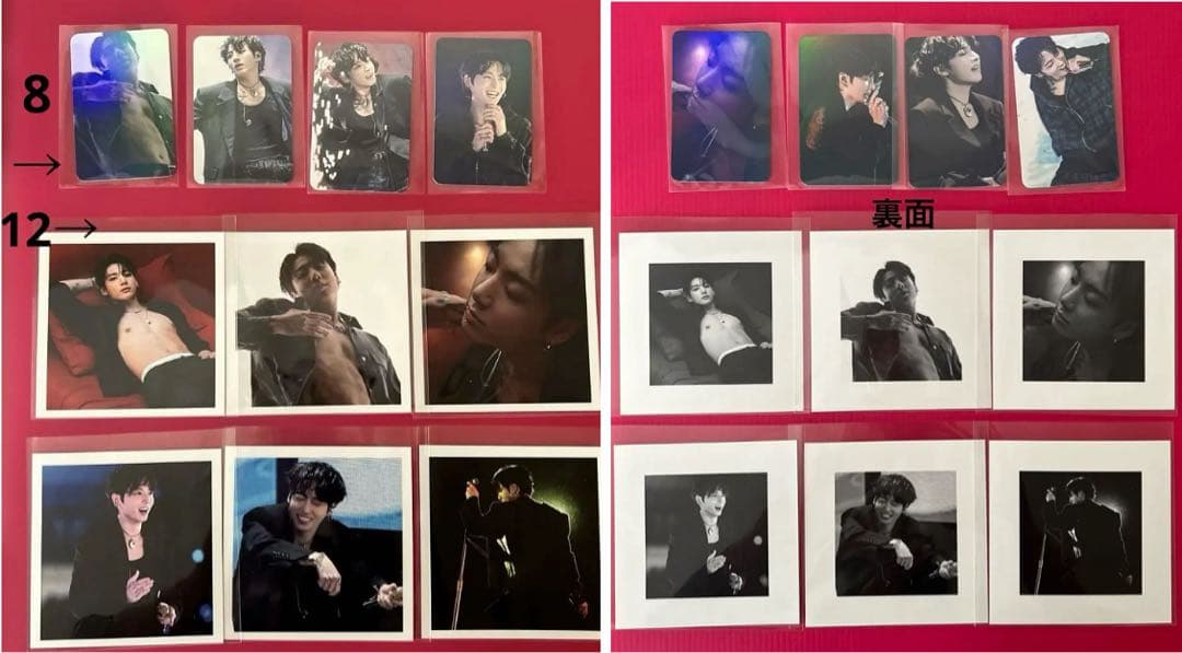 BTSJungkookアクリルフォトアルバムキーホルダー•マグネットブックマーク