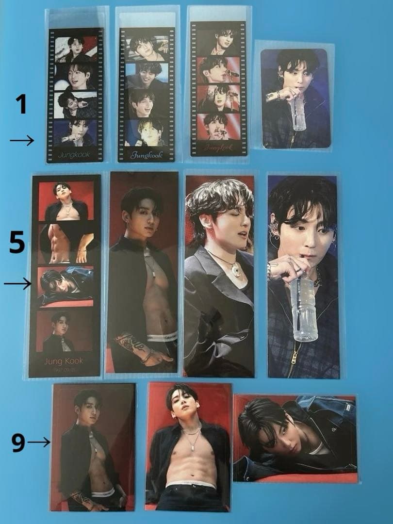 BTSJungkookアクリルフォトアルバムキーホルダー•マグネットブックマーク