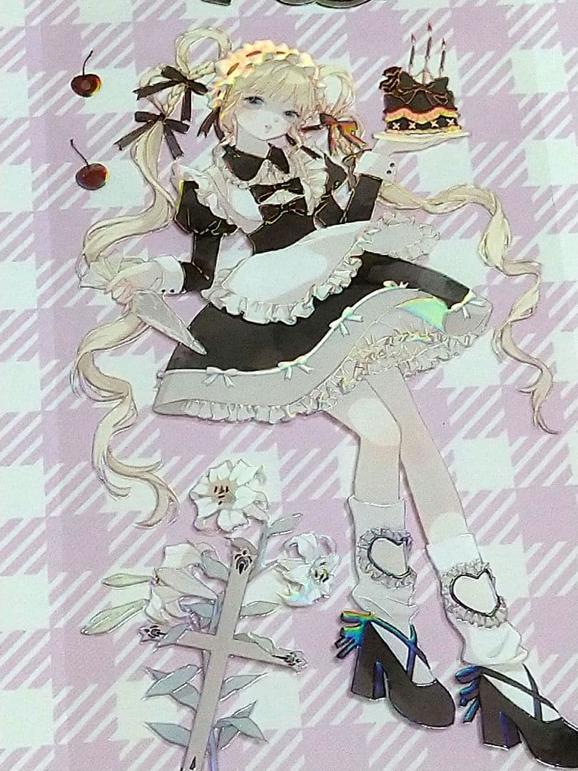 J1083＃永夜(炫彩)MERRY切り売り海外人物マステ女の子