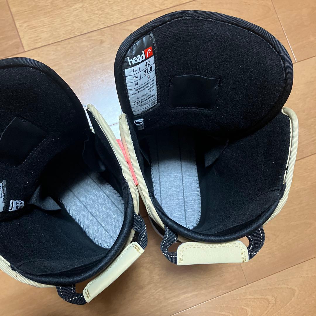 【着用1度のみ】HEAD ヘッド　BOA スノーボードブーツ　ボア　靴　27