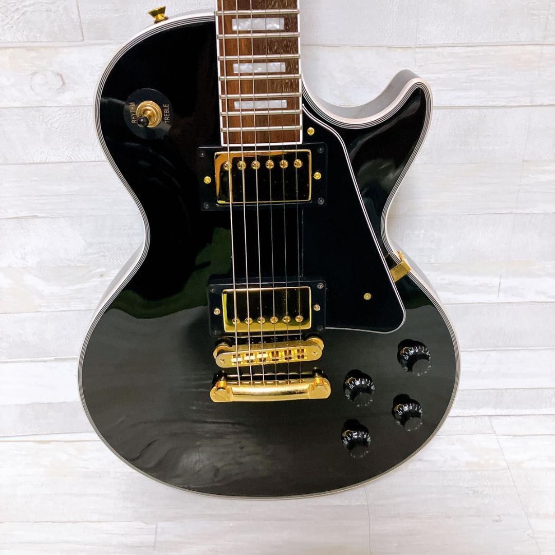 Burny レスポールカスタム エレキギター ブラック 2023年製 美品