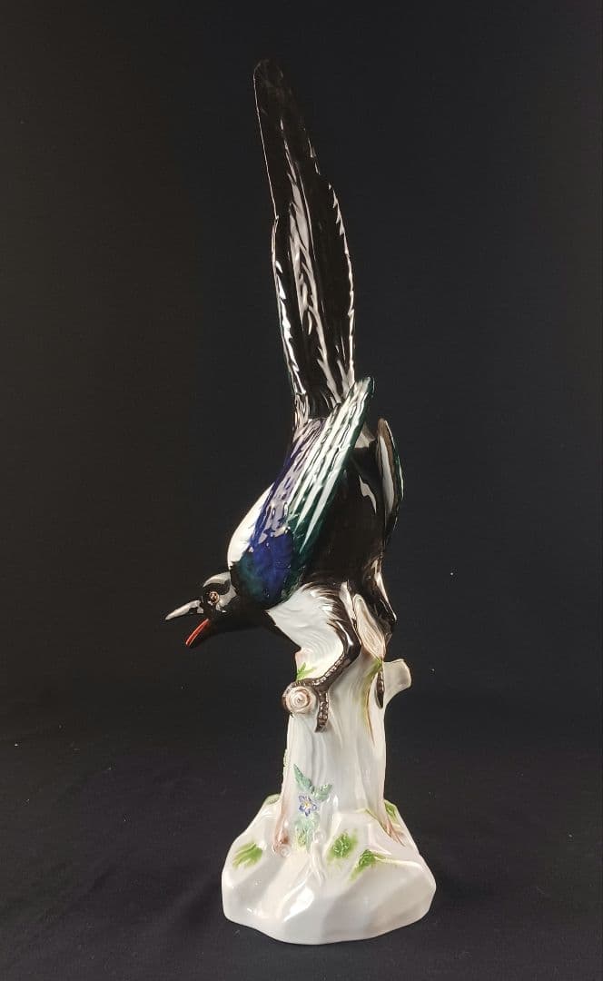 Y2020-2 マイセン 19世紀 カササギ 置物 フィギュリン ケンドラー原型