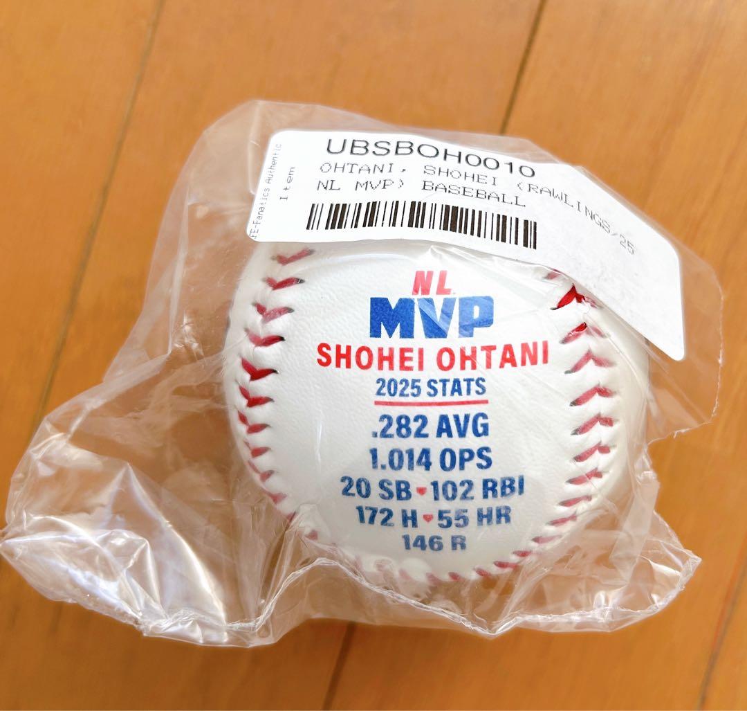 Senaさま【海外限定】大谷翔平 MVP記念2025 レプリカサインボール2個