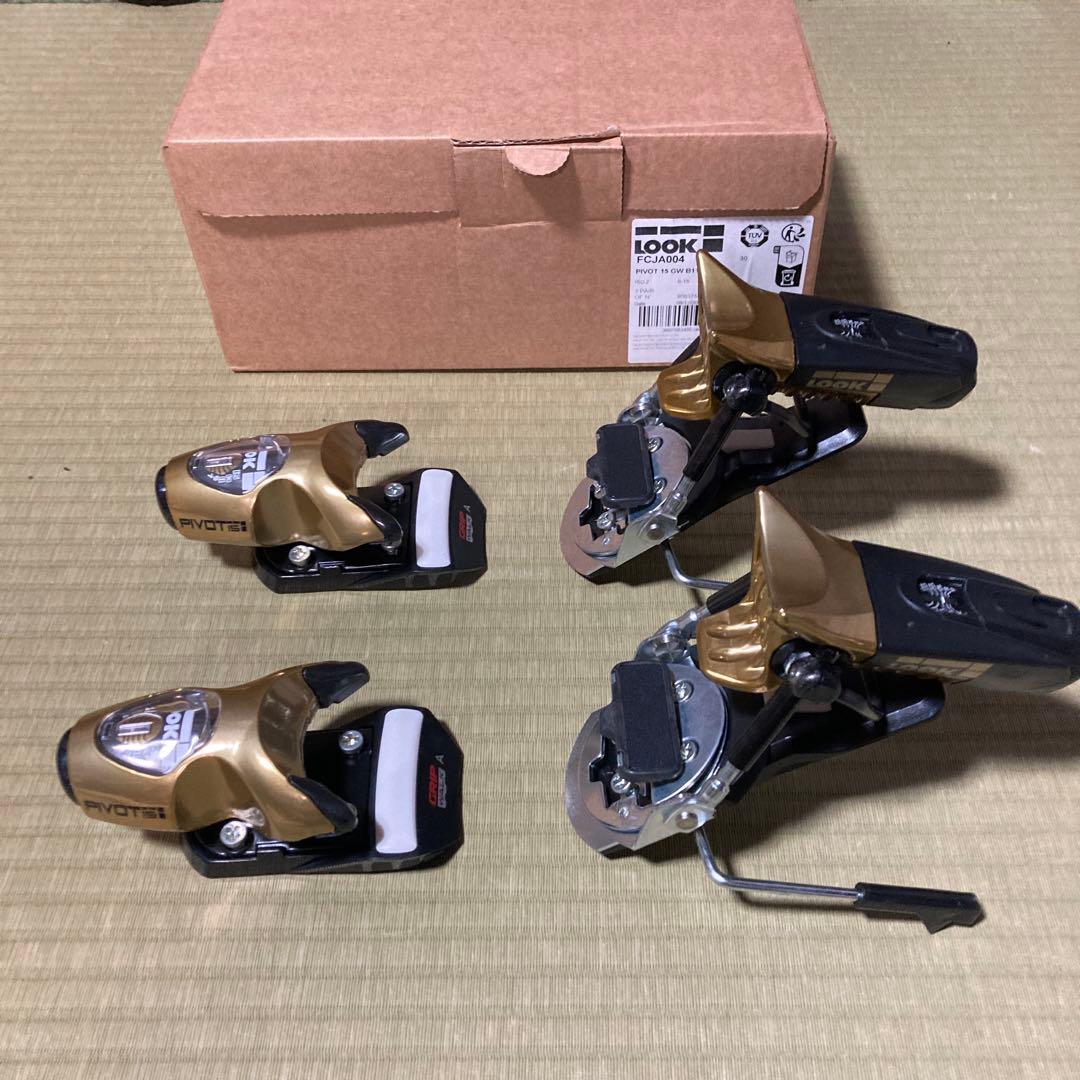24/25 新品 LOOK PIVOT15 GW GOLD B75-B130mm
