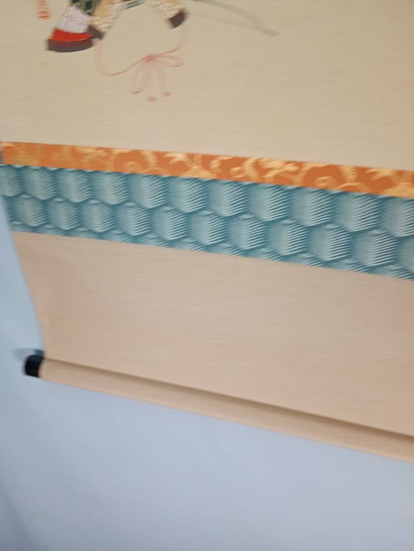 【茶道具】大徳寺西垣宗典和尚筆 兜の絵画賛　美山画　「丈夫意気高五月天」軸C39