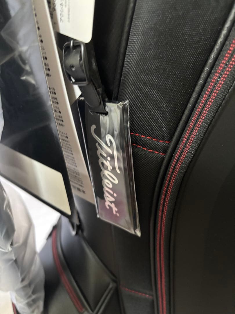 タイトリスト キャディバッグ アスパイア 黒/チャコール 未使用