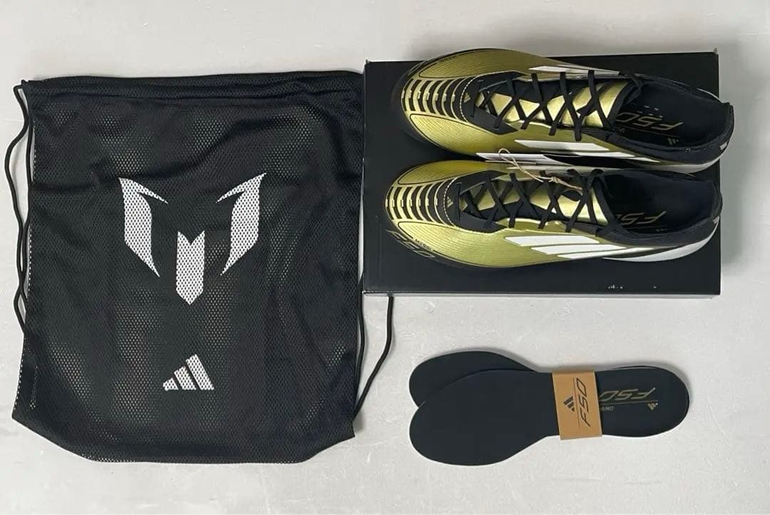 オマケ付き　メッシ　金　F50 ELITE FG MESSI 27.0