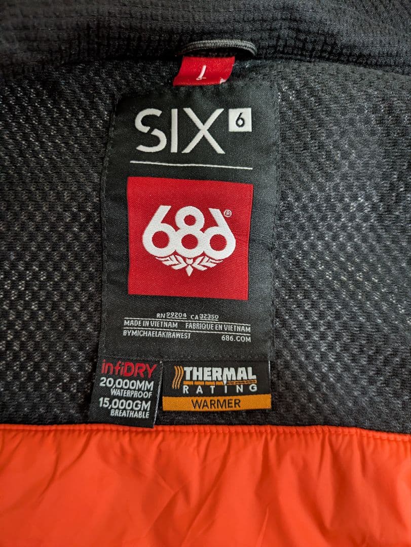 686 迷彩 スノーボードジャケット