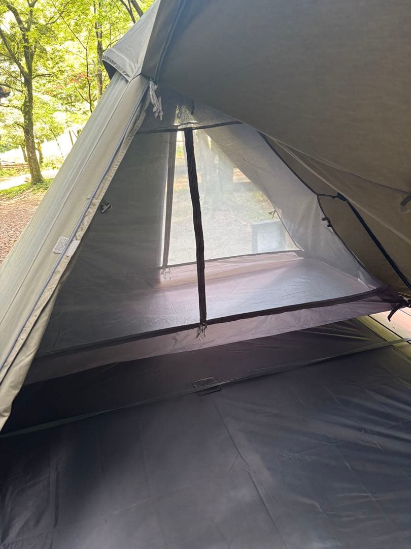 8月24日までの早い者勝ち！バンドック　ソロティピー1tc 二又ポールとシート