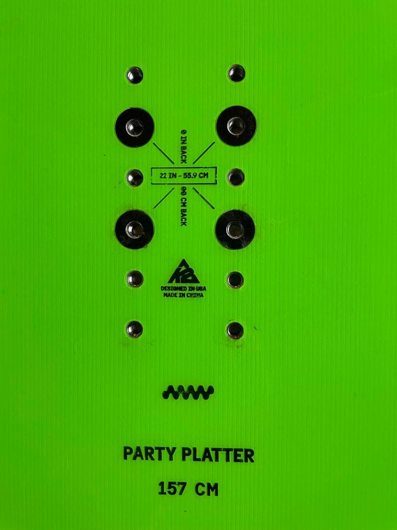 K2 PARTY PLATTER 157cm スノーボード