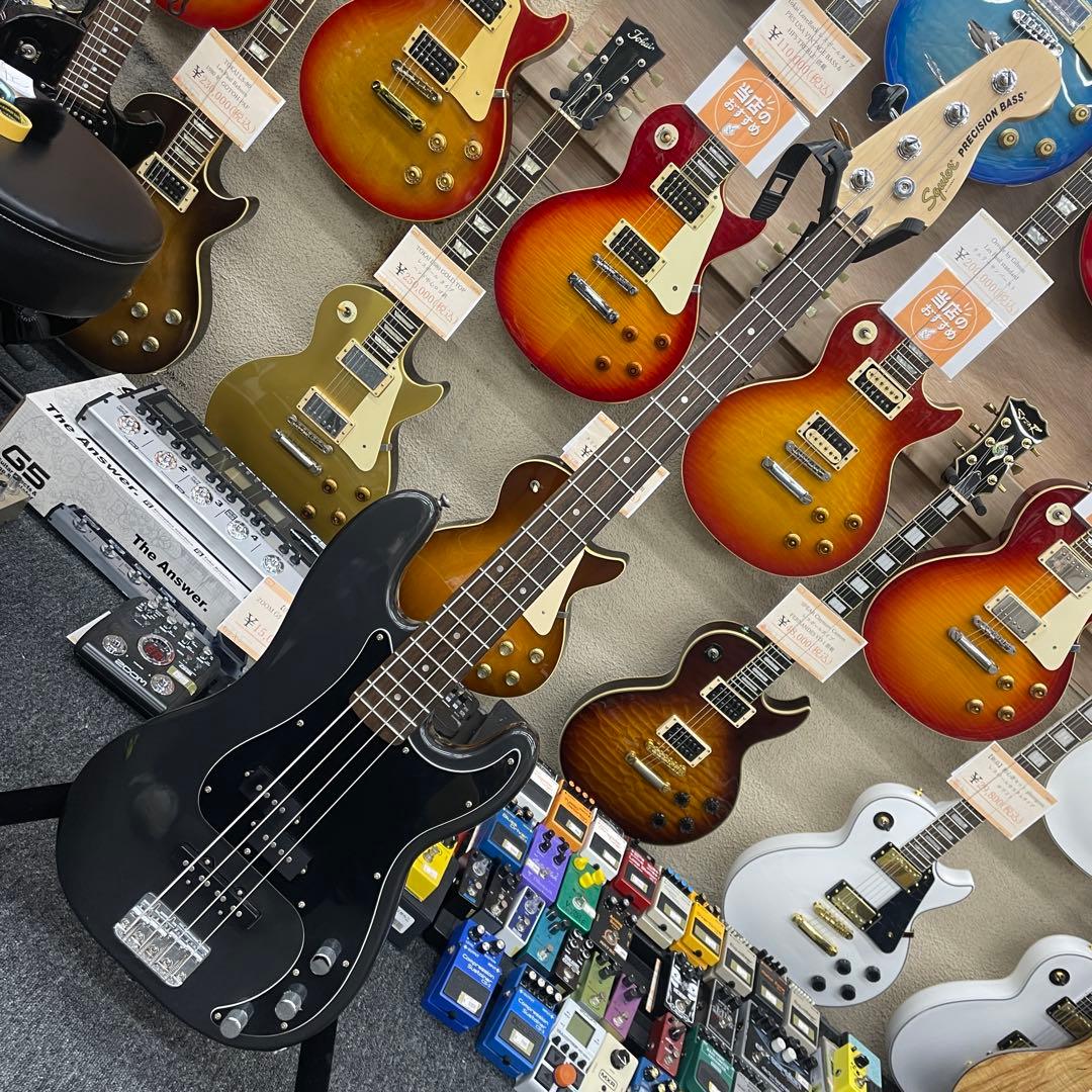 【11528】Squier by Fender PJベース ガンメタ ブラック