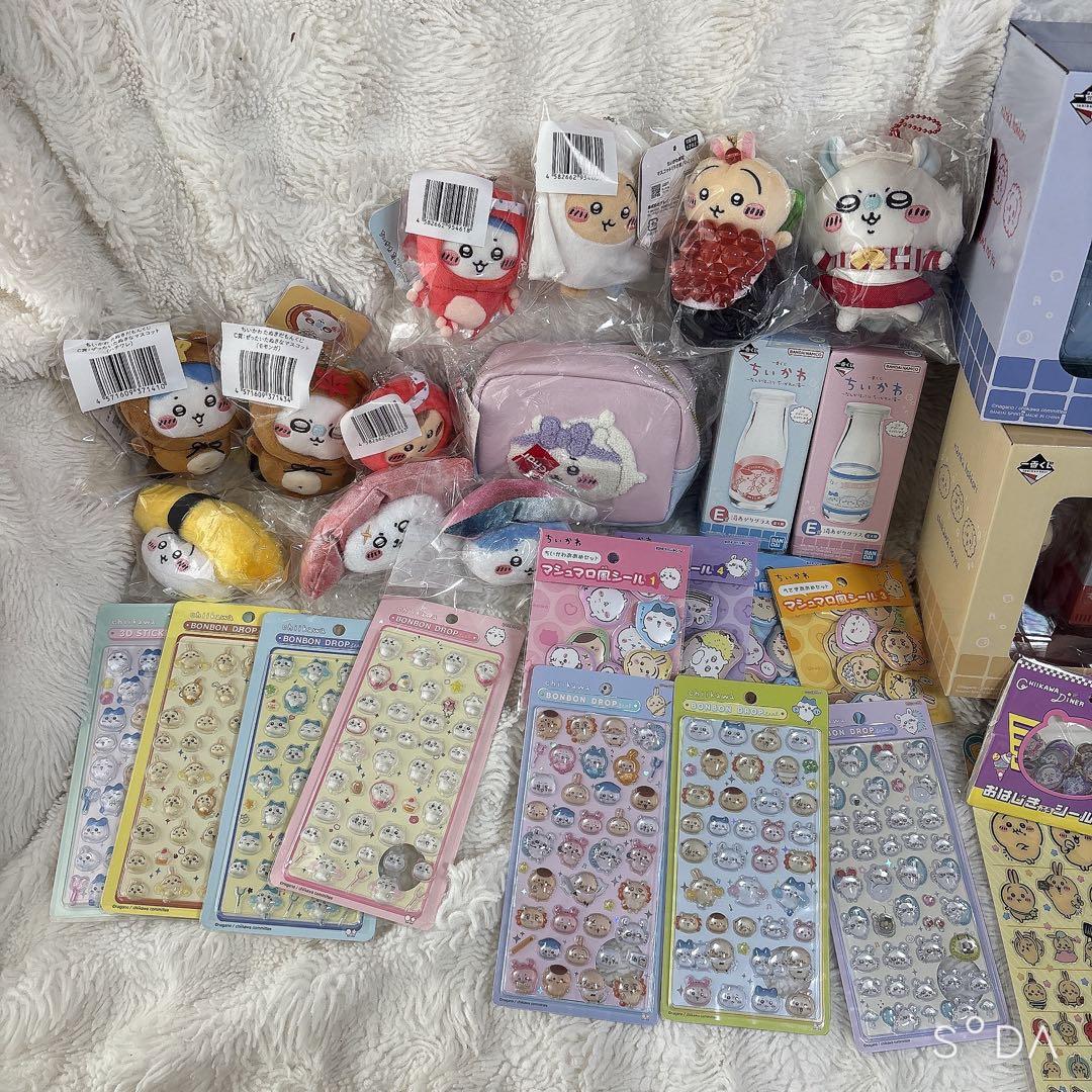 ちいかわ　まとめ売り　ボンボンドロップシール　正規品　おはじきシール　マスコット
