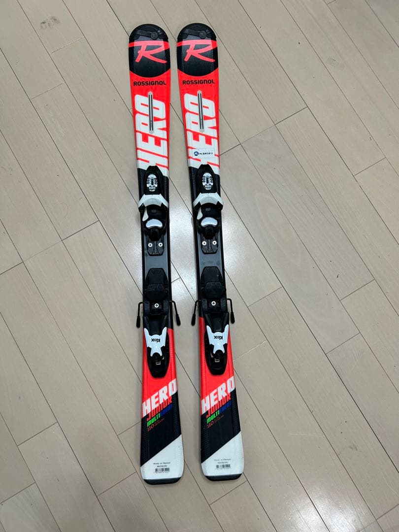 ROSSIGNOL HERO 110cm スキー 板 バインディング付き