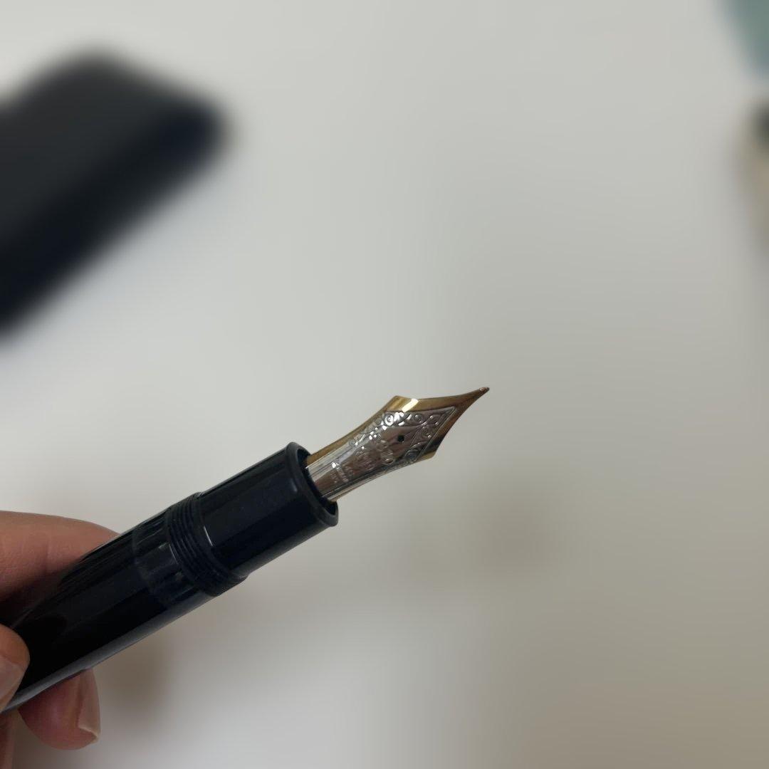 モンブラン 万年筆 黒※インク無し