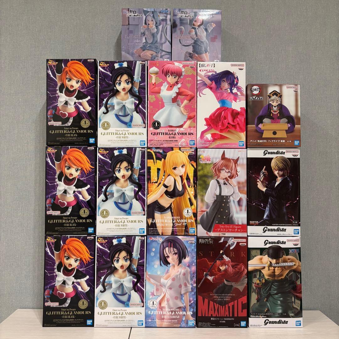 【未開封】フィギュア17個セット 童磨 クラピカ ゾロ らんま シュタルク