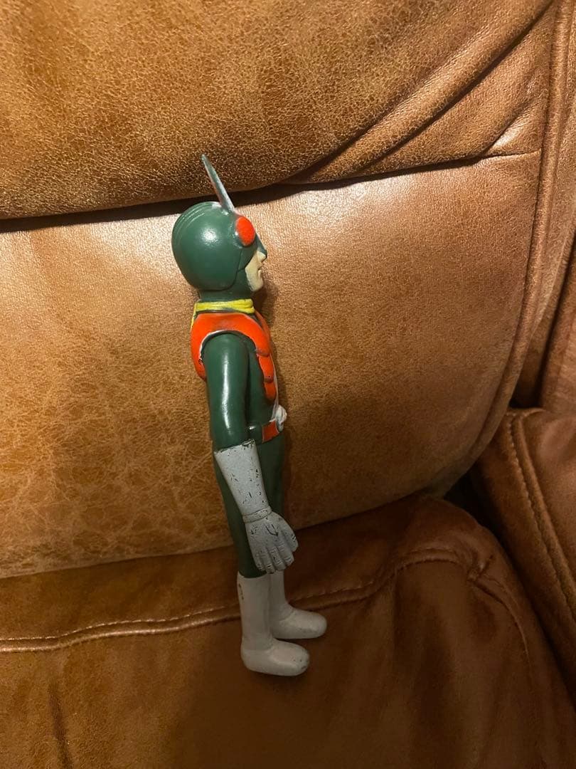 専用　無版権　ライダーマン　ソフビ