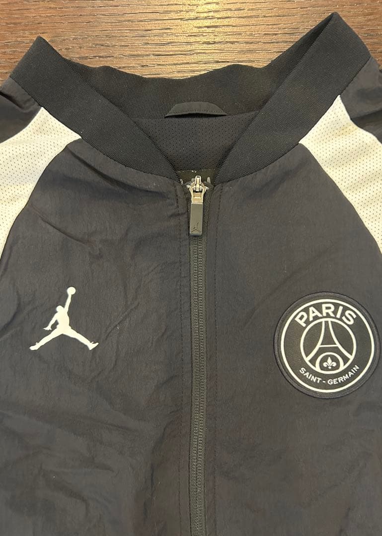 【極美品】PSG×JORDAN AJ1 ジャケット　ブラック　Lサイズ