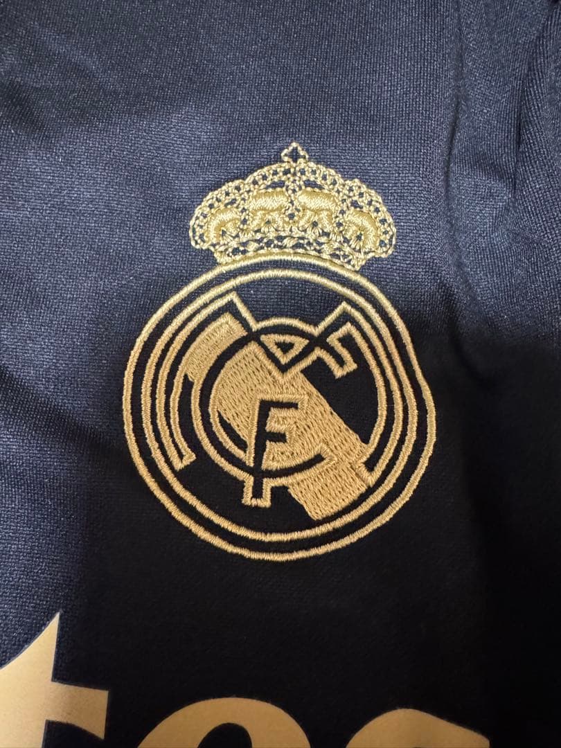 レアル・マドリード 長袖ジャージ 黒金　上下セット　M