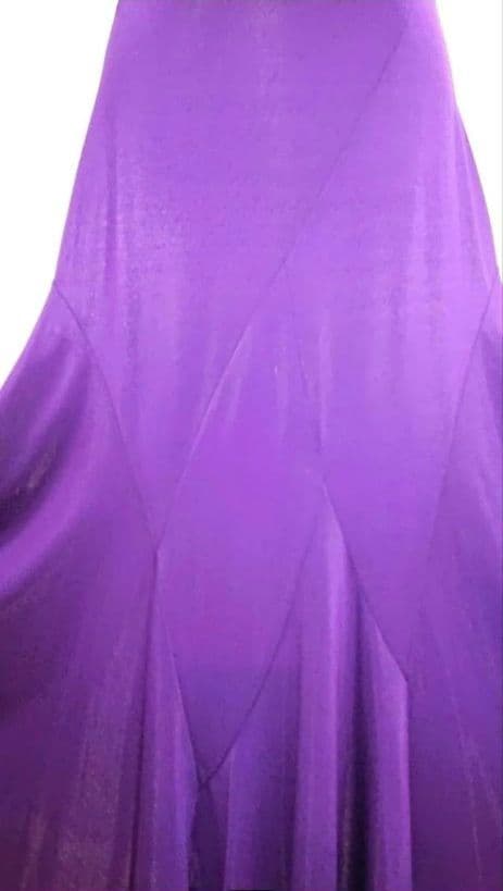 SALE☆チャコット　社交ダンス　スカート　L　紫 ダンス 定価42900円