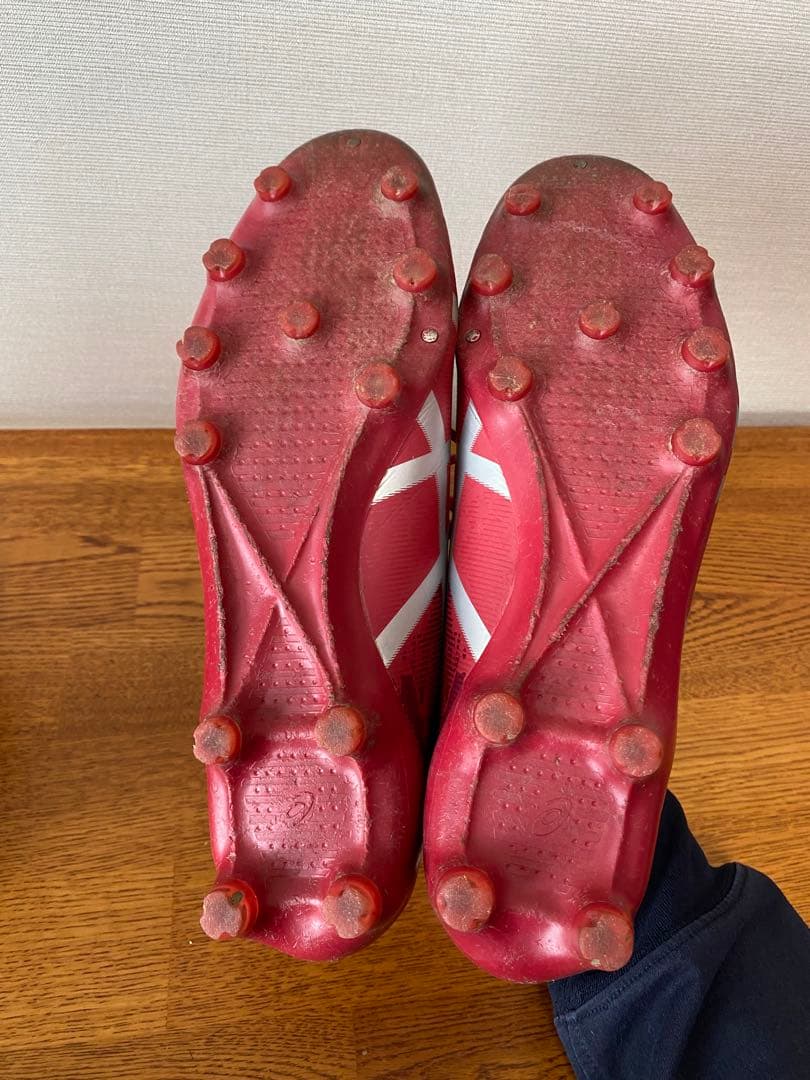 サッカースパイクアシックス27.５　2足セット