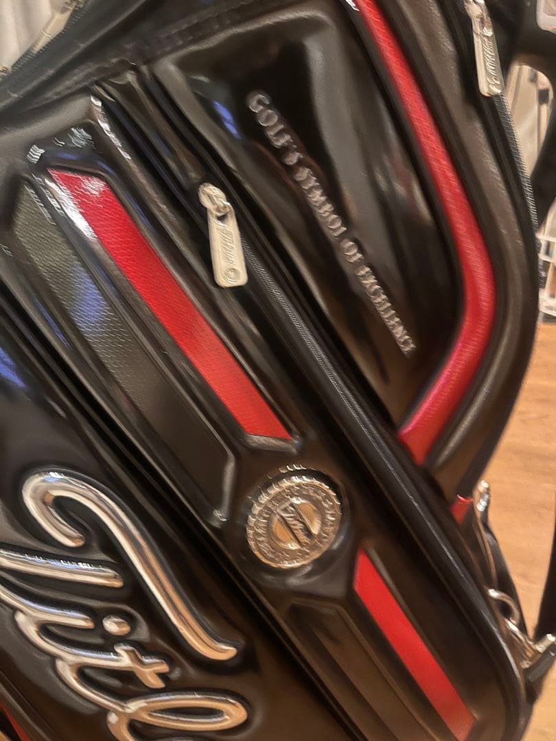 Titleist キャディバッグ ブラック/レッド