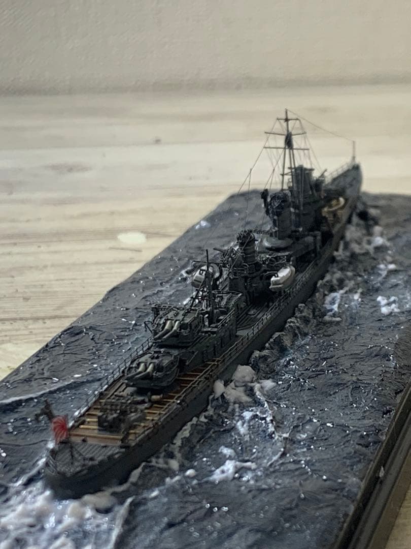 ハセガワ1/700駆逐艦夕雲　完成品