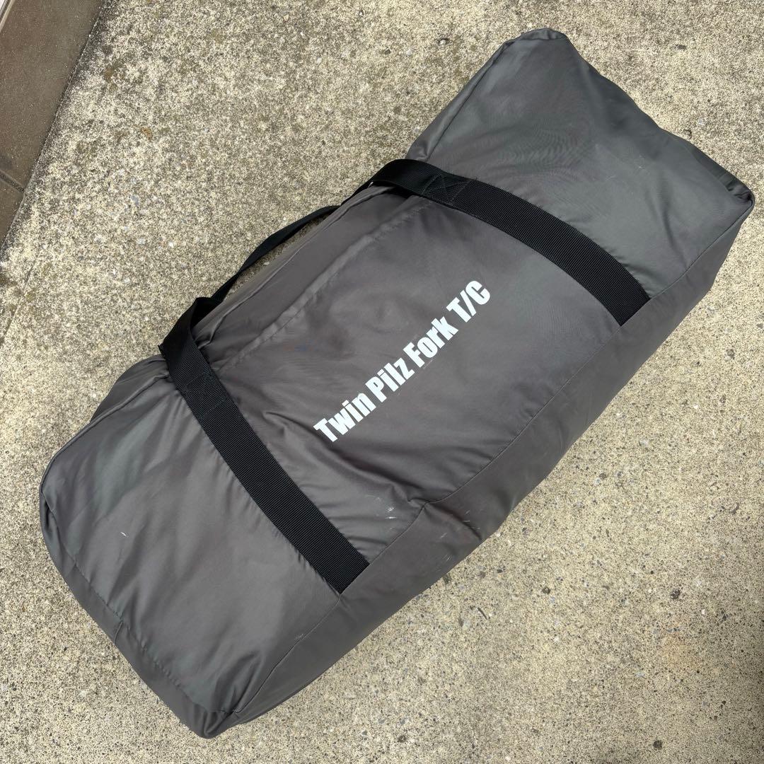 美品　オガワ ツインピルツフォークTCコットン　3345二又ポール付き