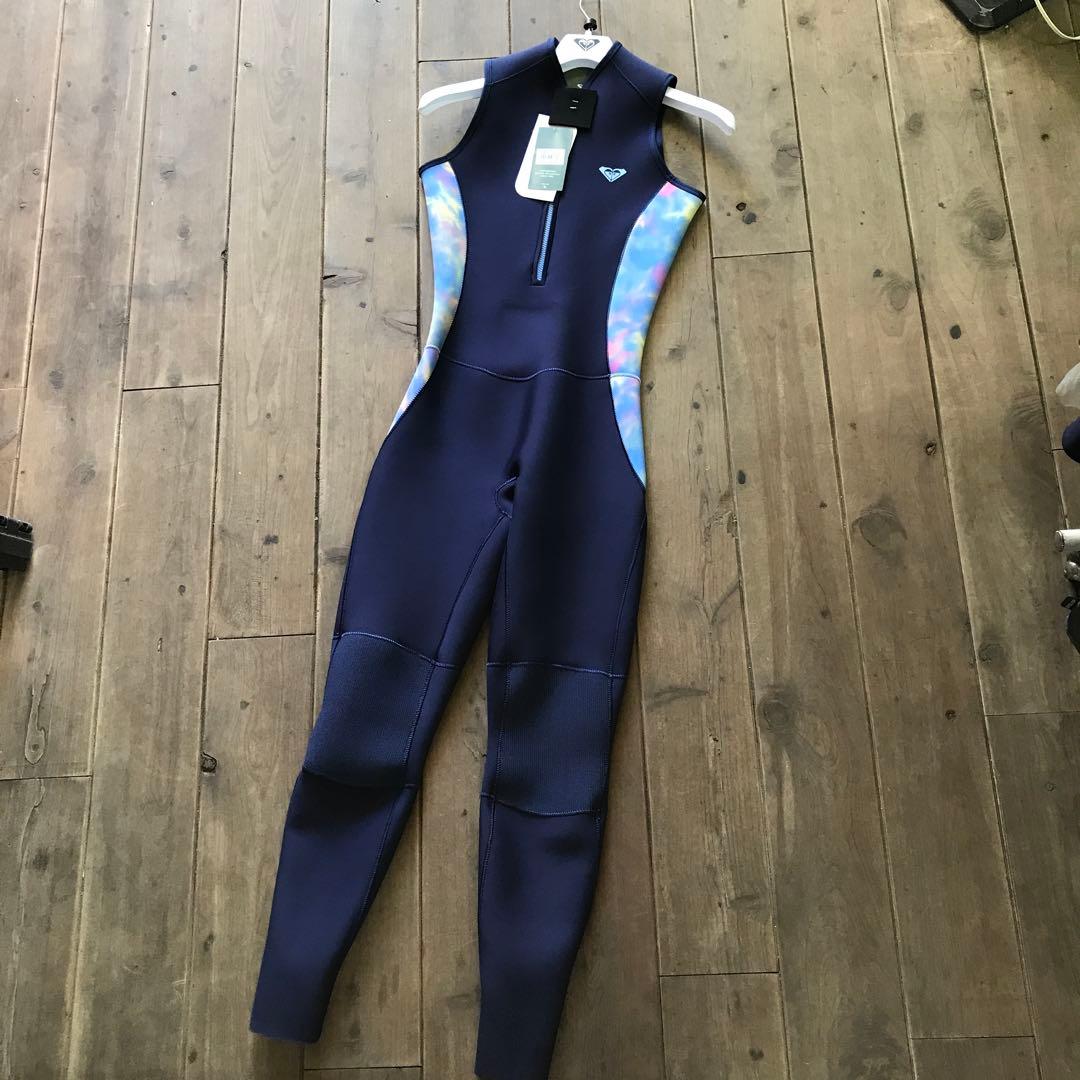 ROXY ロキシー　ネイビー ロングジョン ウェットスーツL