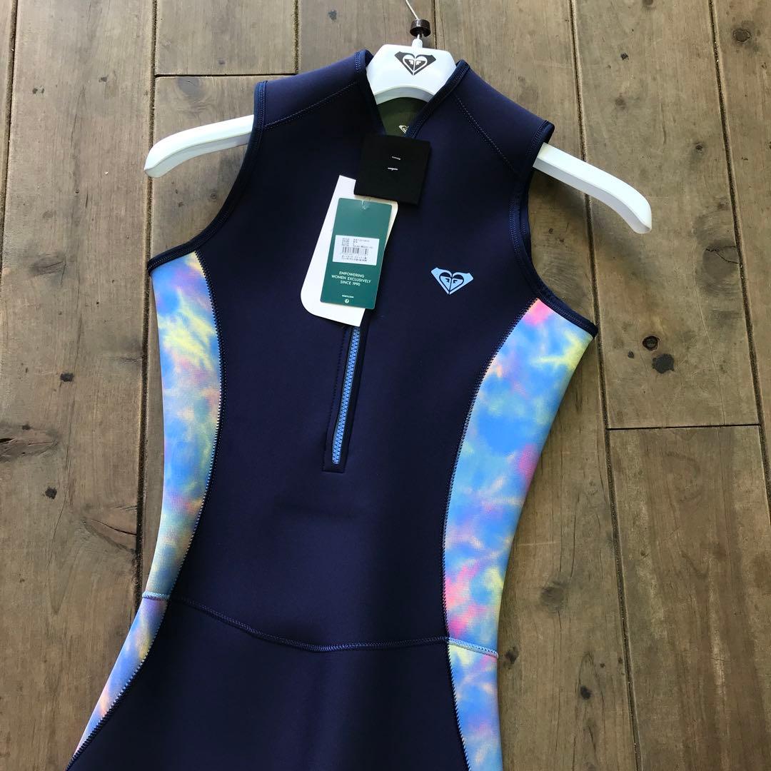 ROXY ロキシー　ネイビー ロングジョン ウェットスーツL