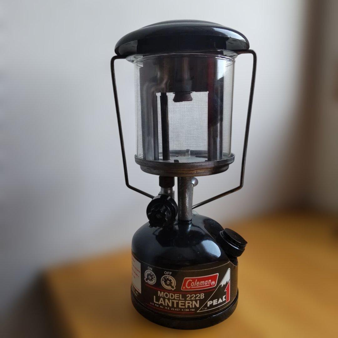 コールマン ピークワン ランタン 222B とシルクライト20マントル1枚