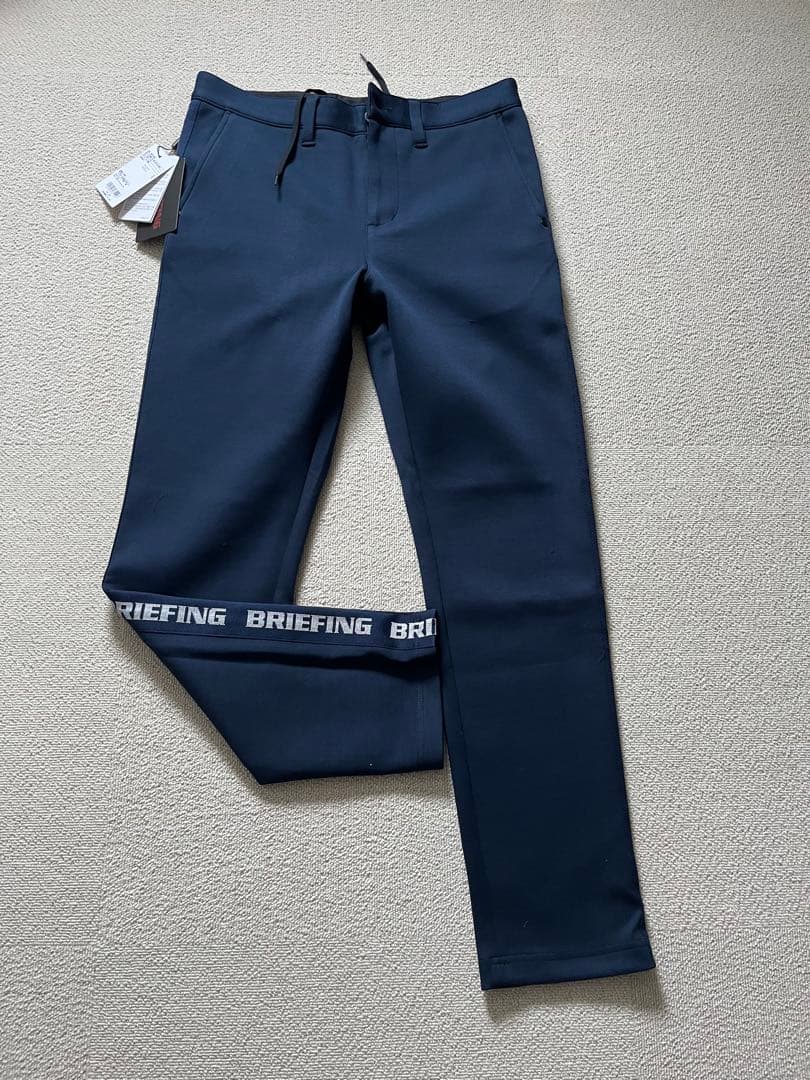 ブリーフィング ゴルフ ウェア メンズ ウォームサイドロゴライン スリムパンツ