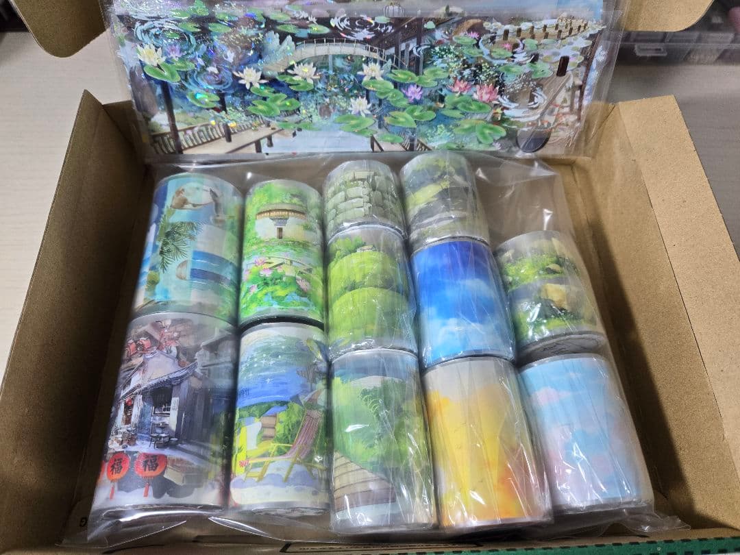 海外マステ　装飾　風景　背景　まとめ売り